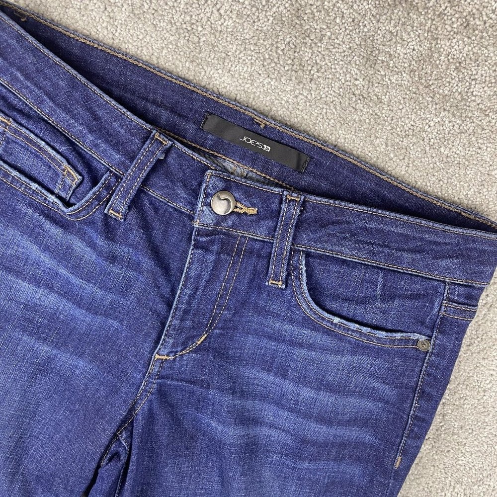 Joe's Skinny Booty Fit Jeans Women's Size 29 Low Rise Dark Wash Straight Denim